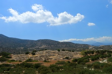 Fototapeta premium Ruins of Gournia, Crete, Greece