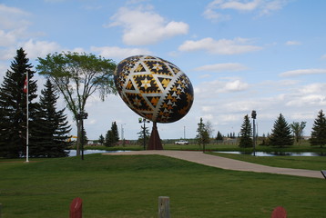 Größtes Osterei der Welt in Vegreville, Kanada