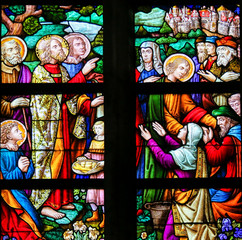 Stained Glass - Feeding the Multitude