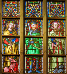 Stained Glass - Catholic Saints