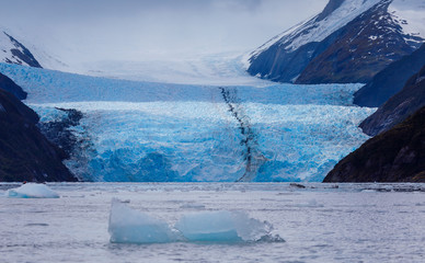 Garibaldi Fjord und Gletscher in Chile