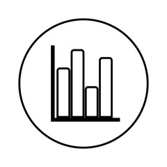 Infographic icon. Data information business and analytics theme. Isolated design. Vector illustration