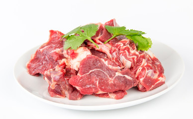 raw beef