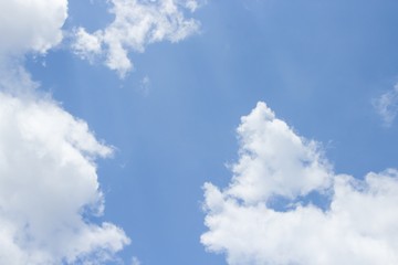 Obraz premium blue sky and big cloud