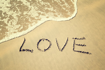 Love in the sand