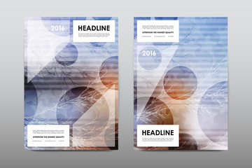 Brochure layout template flyer design vector, Magazine booklet cover abstract background