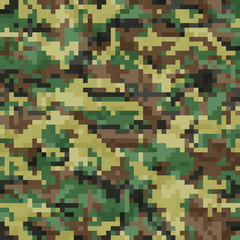 Digital Camouflage pattern vector

