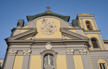 Facade of church S. Pasquale - Naples  - IT