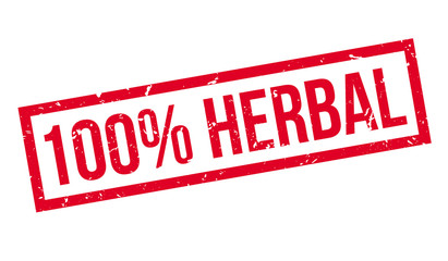 100 percent herbal rubber stamp
