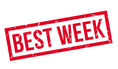 Best week rubber stamp © lkeskinen