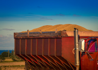 truck load of grain