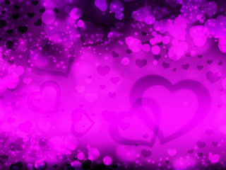 Pink hearts background. Blurred hearts Background Valentine's Day.