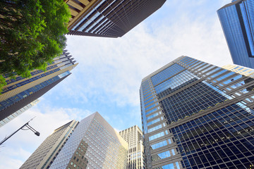 Fototapeta na wymiar High-rise buildings - Marunouchi and Otemachi , Tokyo, Japan