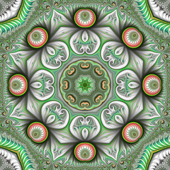Abstract fractal background computer-generated image