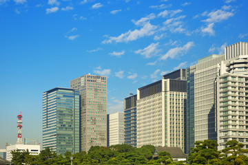 High-rise buildings -  Marunouchi and Otemachi , Tokyo, Japan
