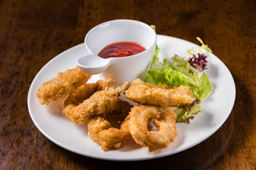 Deep Fried Calamari Rings