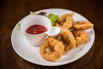 Deep Fried Calamari Rings