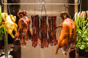 Naklejka premium Roast meat