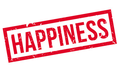 Happiness rubber stamp