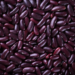 Raw red beans background