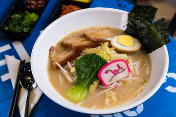 Pig bone soup Hand-Pulled Noodle