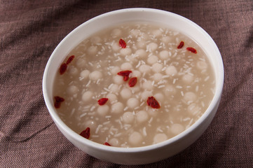 Glutinous Rice Balls in Fermented Rice Wine