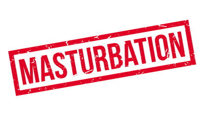 Masturbation rubber stamp