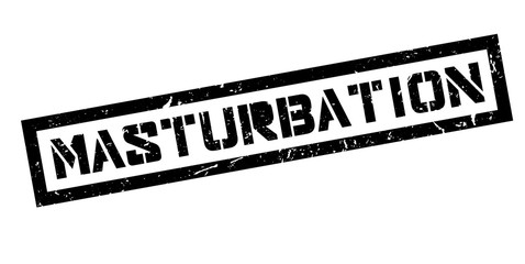 Masturbation rubber stamp