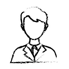 Businessman executive Profile icon vector illustration graphic design