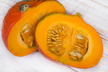 closeup of a pumpkin