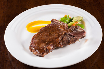 Grilled t-bone steak