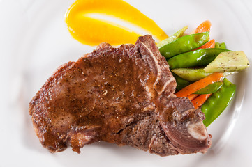 Grilled t-bone steak