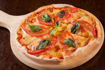 Roasted Pizza with tomato