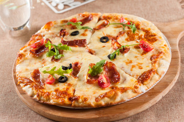 Cheese Sausage Pizza