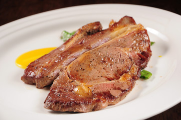 rib-eye steak