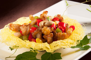 The bird's nest chicken gristle