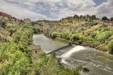 Obraz premium Landscape of Toledo, Spain
