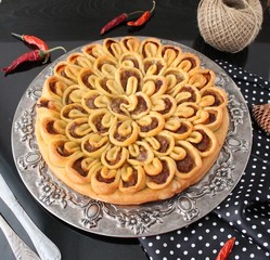 Delicious meat pie 