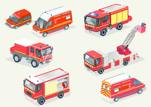 Camions de pompiers