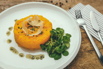 Saffron risotto alla milanese