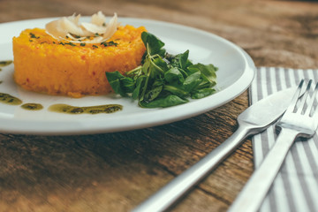 Saffron risotto alla milanese