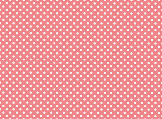 Pink and White Polka Dots