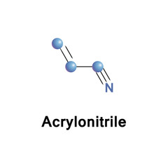 Acrylonitrile is an organic compound consists of a vinyl group linked to a nitrile. It is a monomer for the manufacture of plastics such as polyacrylonitrile. It is reactive and toxic at low doses.
