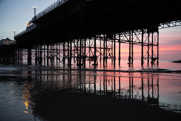 Brighton Pier at sunset