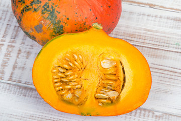 closeup of a pumpkin