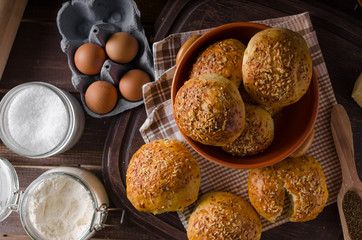 Homemade cheese buns