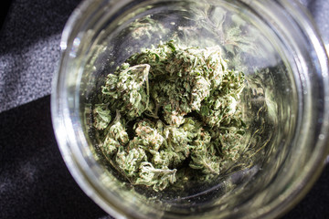 Marijuana in a Jar