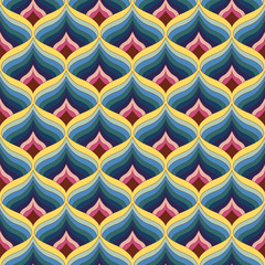 Seamless background with elements of Florentine design Bargello,  vector