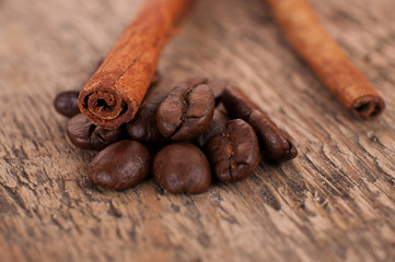 The coffee and cinnamon