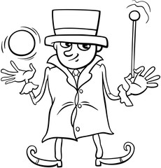 wizard or elf coloring page